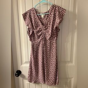 Purple Monteau Dress